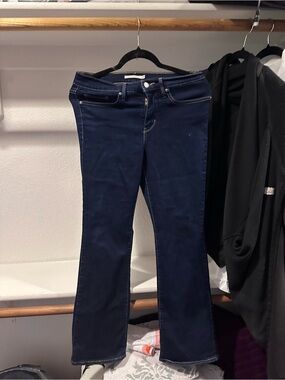 Women’s Dark Blue Stretch Bootcut Jeans Levi’s